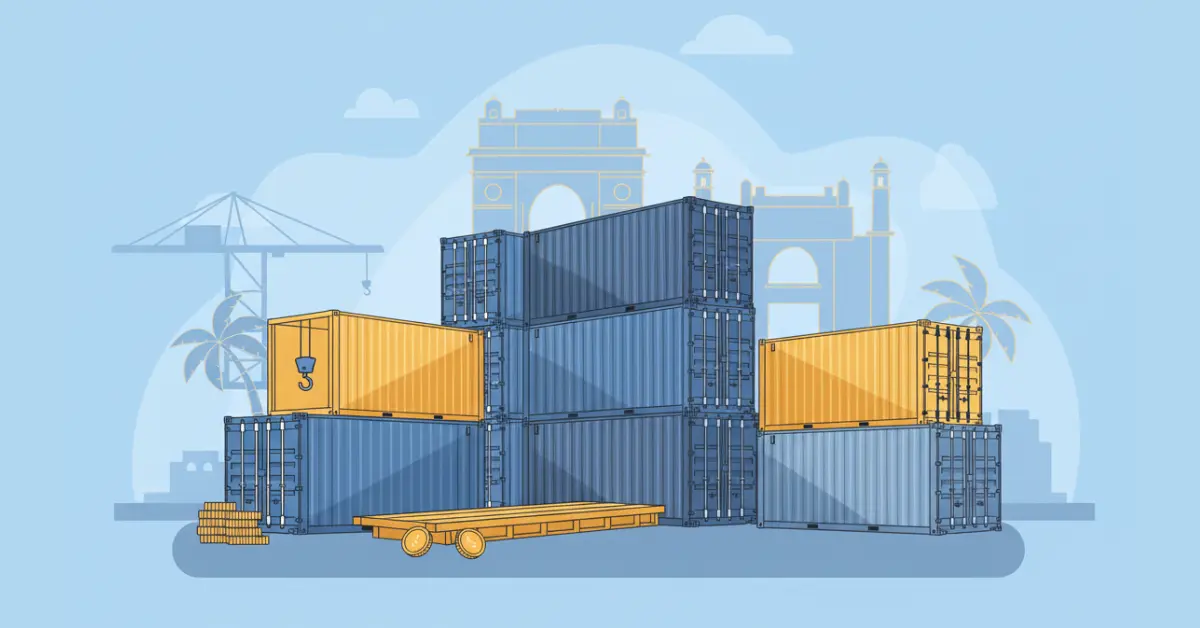 types of shipping containers in india